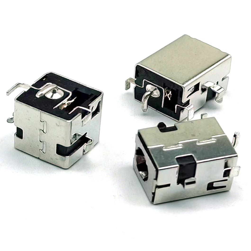 DC-022B dc022b gold plated DC power jack socket 5.5*2.1/2.5mm female dc socket connector bnc male with two psot