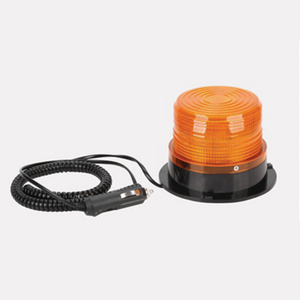 12V 110V Waterproof Strong Magnet Safety Vehicle Strobe LED Rotate Flashing Warning Light Beacon