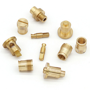 Custom CNC machining surface treatment technology Solid brass Luxury CNC machining center CNC milling copper metal parts