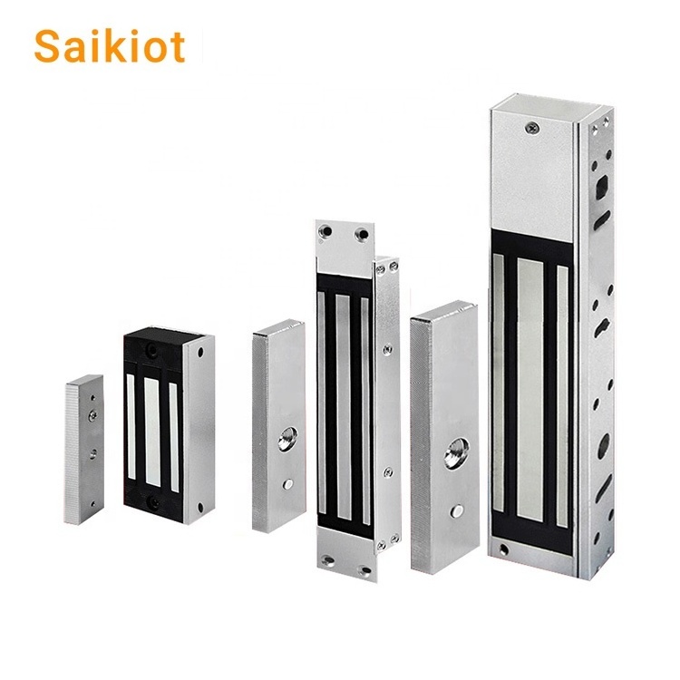 Saikiot Electric Magnetic Lock 60KG 180KG 280KG 320KG Single Double Wooden Glass Door Access Control Electric Magnetic Lock