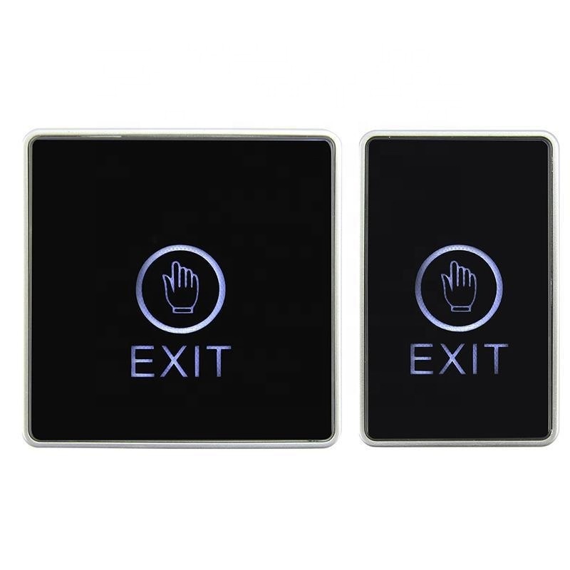 Saikiot DC 12V Stainless steel No touch Infrared Sensor Touch Free Access Control Door Exit Button Touchless Exit Push Button