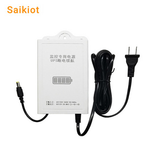 Saikiot Waterproof UPS Standby Backup Battery Power Supply Adapter DC 12V/9V/5V Output for Router Modem LED Light CCTV Camera