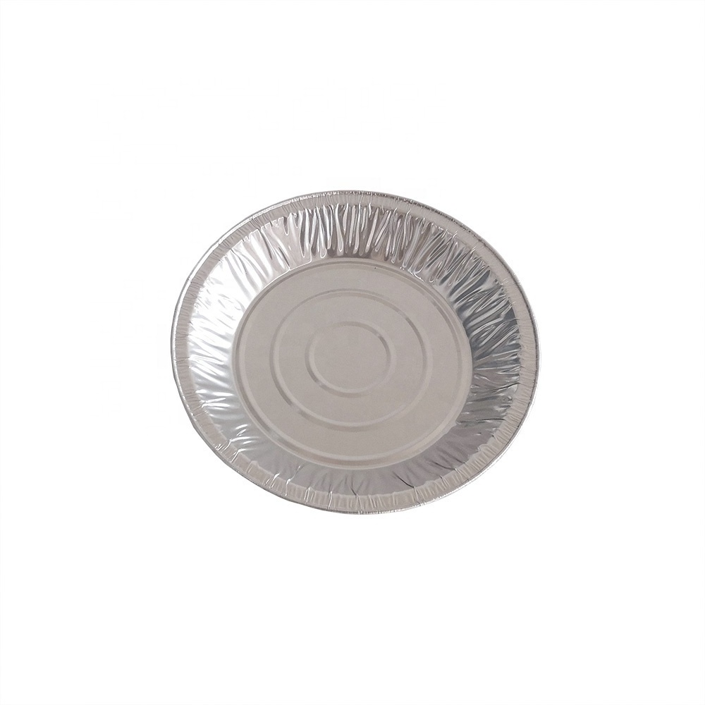 Aluminium foil round pie plate disposable food container dish baking tray