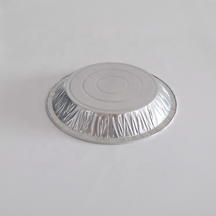 Aluminium foil round pie plate disposable food container dish baking tray