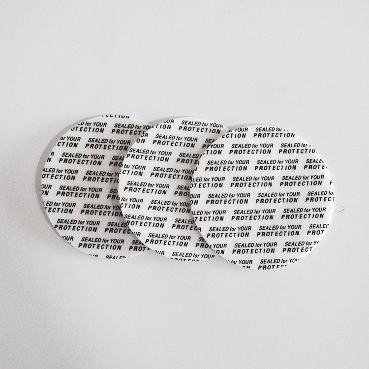 Self Adhesive Pressure Sensitive Bottle Cap Aluminum Seal Liner/gasket/lid PE foam cap liner sealed for your protection