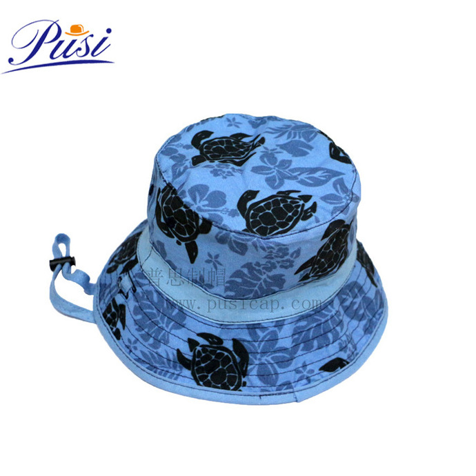 Floral sublimation print fashion cap fisherman hat custom wholesale women tropical bucket hats