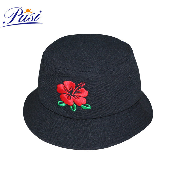 Floral sublimation print fashion cap fisherman hat custom wholesale women tropical bucket hats