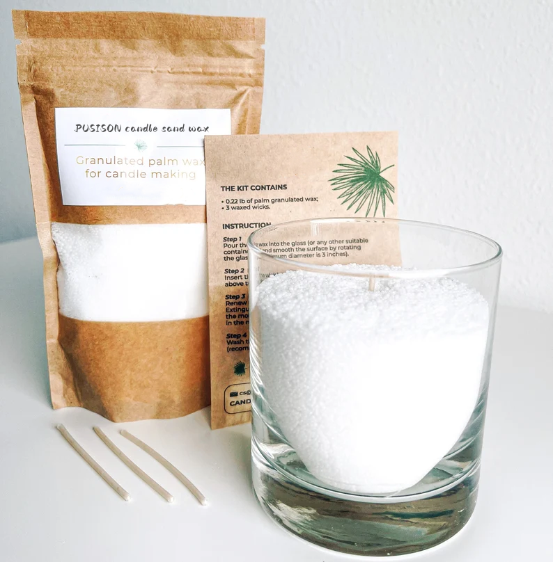 Summer Sale stearic acid palm candle sand wax      for Yoga glade campfire yankee memorial engagement baptism meditation candles