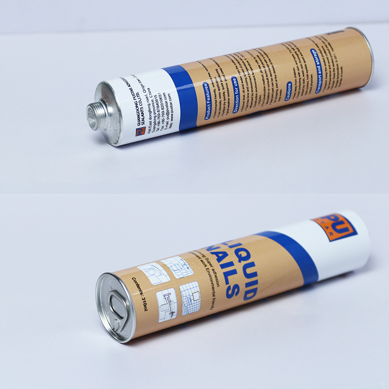 Transparent Nail Free Glue For Skirting Baseboard Gypsum board Hardware Bonding PU Sealant Renz50