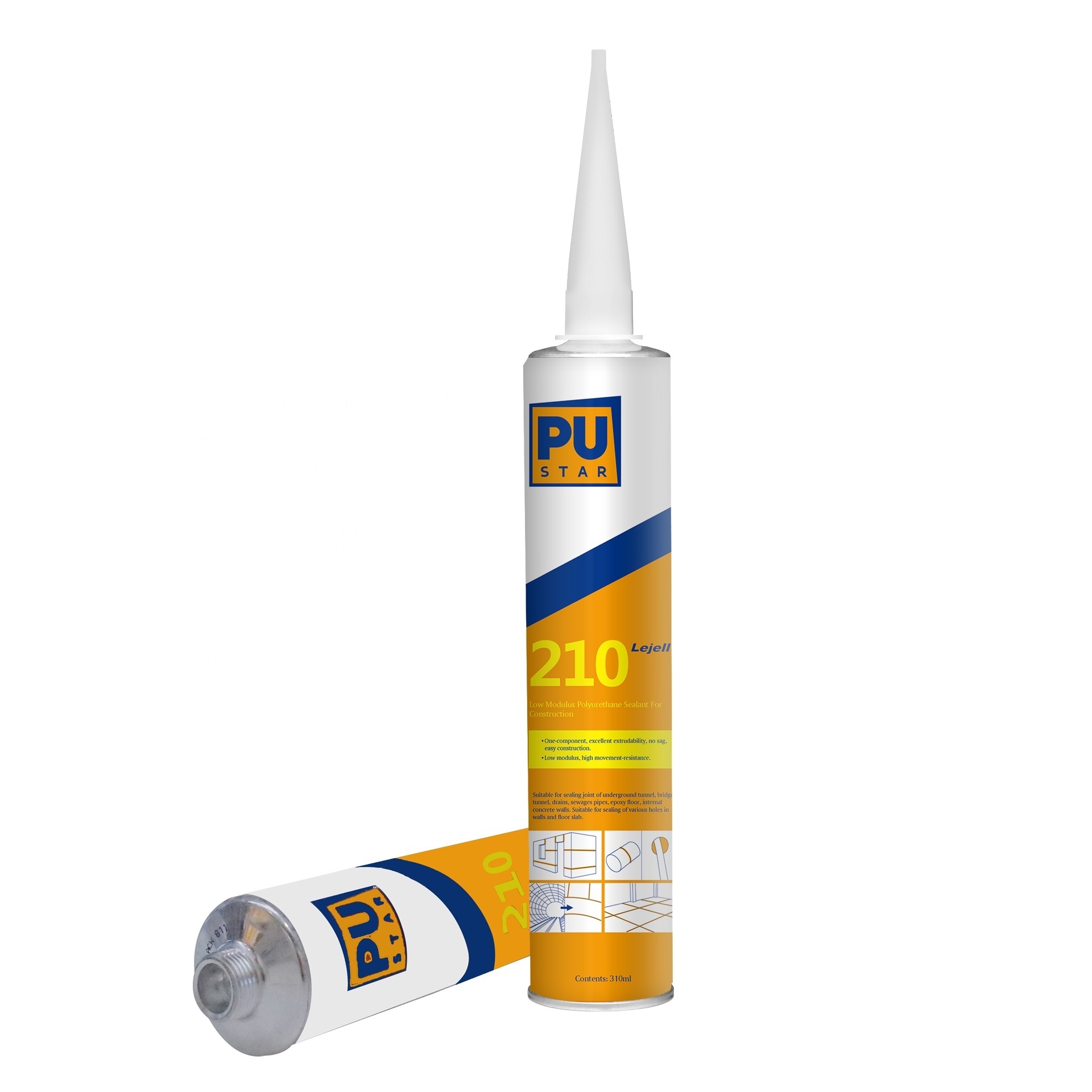 Lejell210 low modulus polyurethane sausages sealant PU Sealant