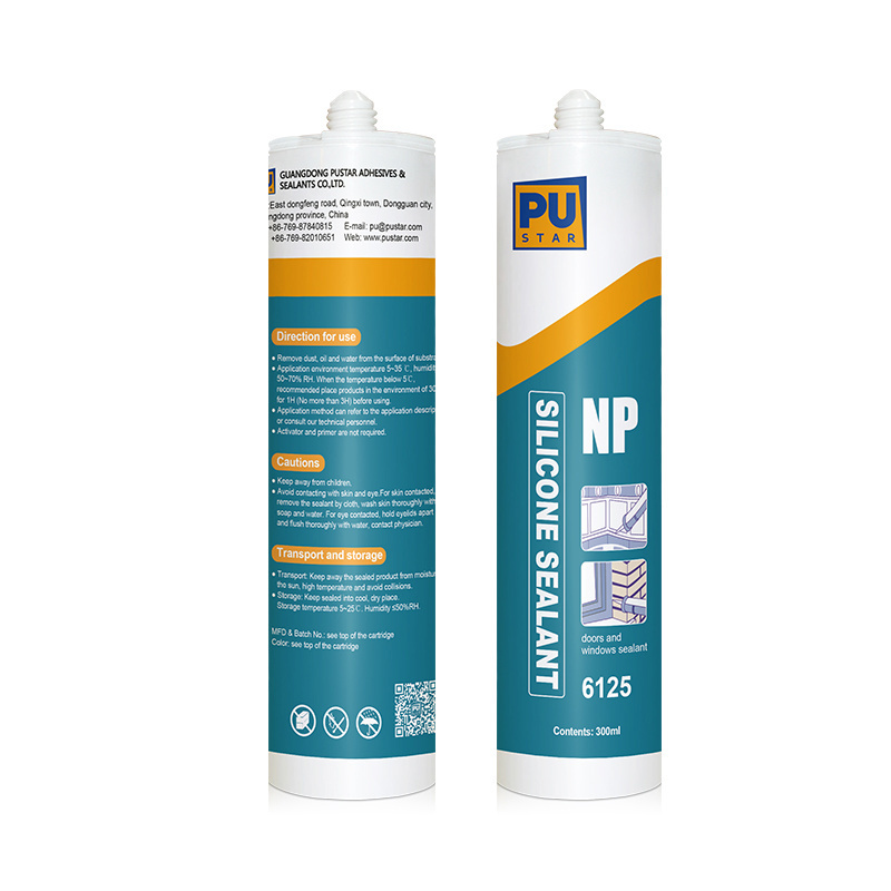 Pustar Factory Direct Weatherproof Glass Roof Silicone Sealant