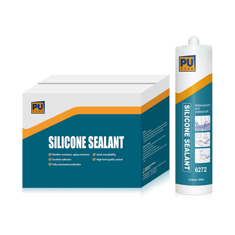 Neutral Food Grade Water Resistant Bathroom Sanitary Clear Silicone Sealant Other Adhesives Construction PU Sealant