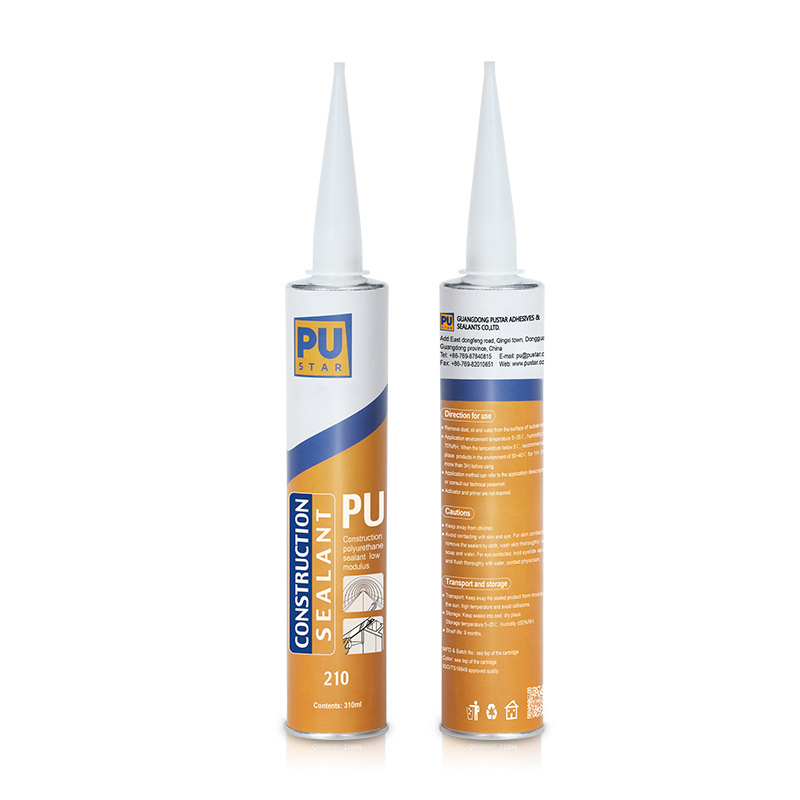 Lejell210 PU25 Low Modulus Construction Expansion Polyurethane Caulk Waterproof PU Sealant Adhesive