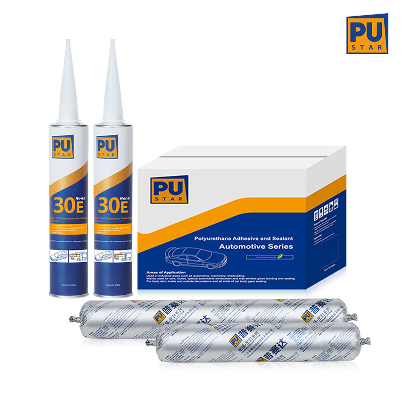 Pustar Renz30E Fast-drying Polyurethane Glass Adhesive For Car Primer-less Automotive Sealant High Modulus PU Sealant Renz30E