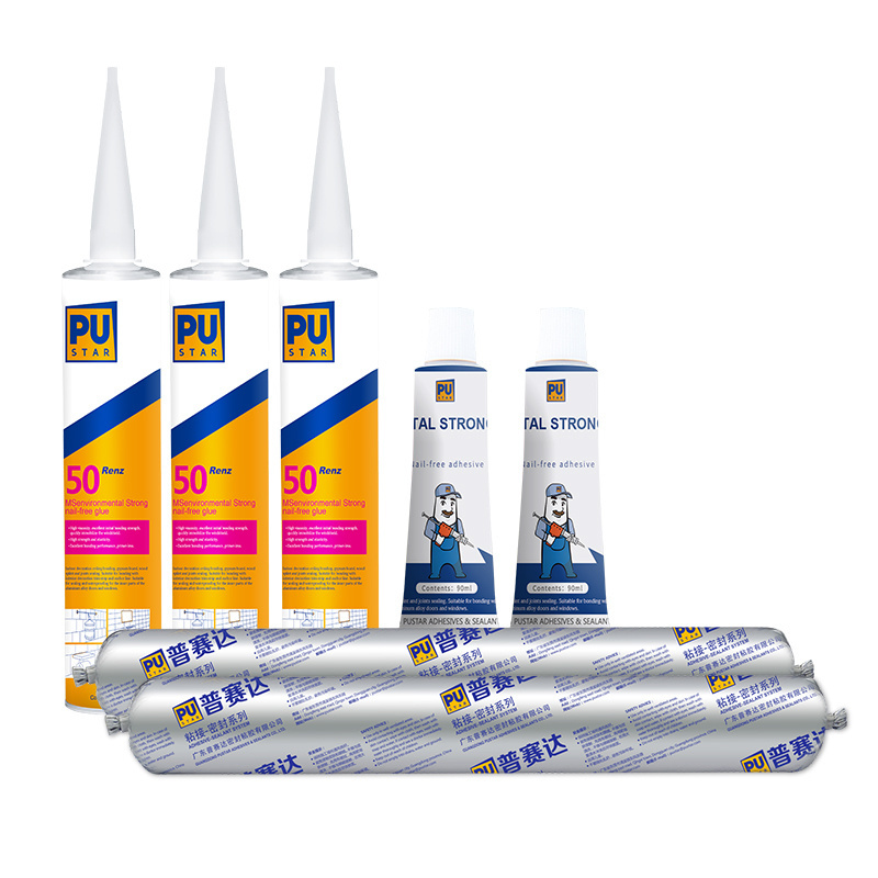 Good weather resistance nail-free glue solvent-free ms sealant construction adhesive Renz50