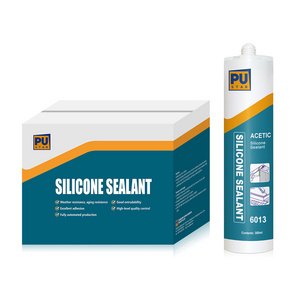 Acetic Aquarium Silicone Sealant Fast Cure Adhesives 6013acetic Siliconesealant Transparent Self-adhesive Glazing Silicone 6013