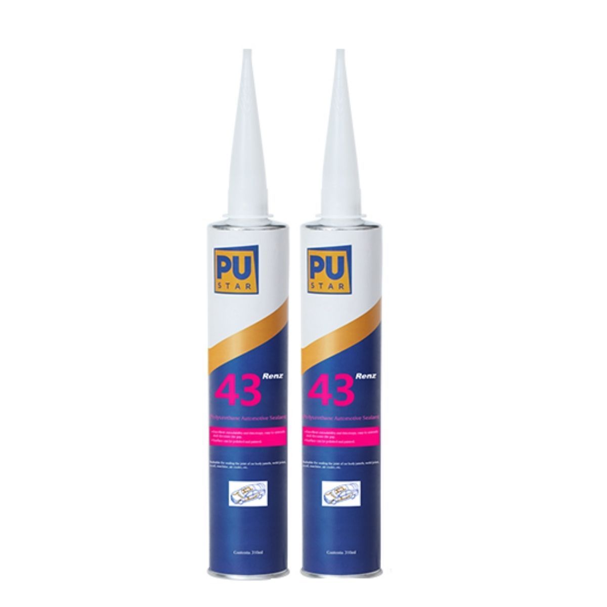 PUSTAR Renz43 Car Body Waterproof Polyurethane Adhesive Urethane Polyurethane Sealant for Automotive PU Sealant Poliuretano