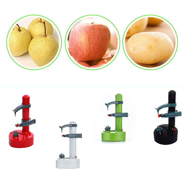 Multifunction Peeler Vegetable Kitchen Tools Blades Rotating Potato Apple Peeler Electric Automatic Fruits Peeler