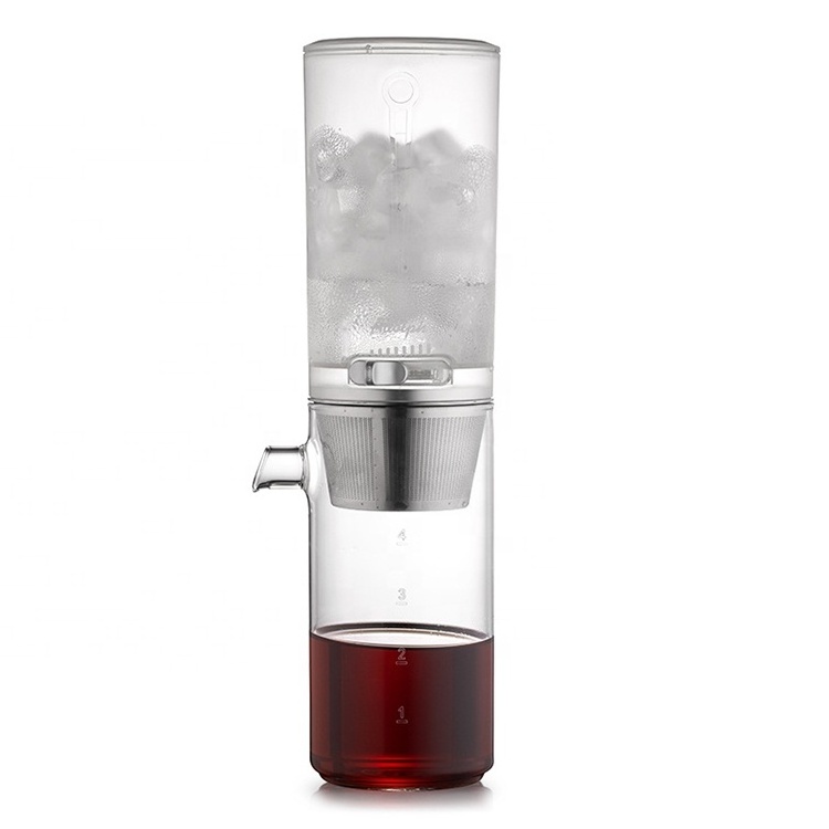 Portable  Ice Drip Coffee Pot French Press Drip Brew Expresso Cold Brew Coffee Maker