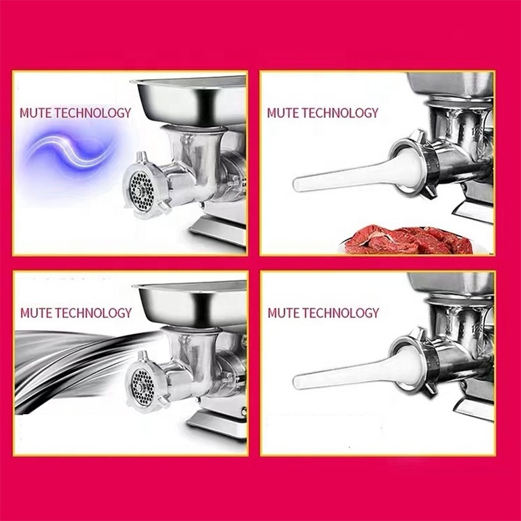 Multifunctional mixer Meat grinding machine meat Sausage and vegetable kitchen stainless steel meat grinder electric