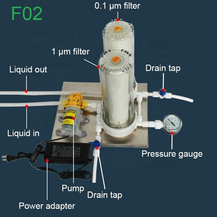 10 Inch 0.1 Micron Pp Membrane Housing Wine Purifier Machine Wine Filter System For Home Use