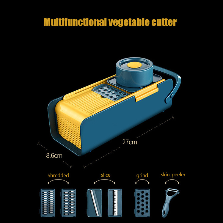 Vegetable Slicer Cutter Onion Chopper Vegetable Grater Veggie Chopper With Colander Basket