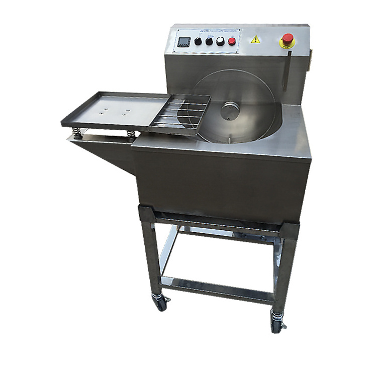 Spray Continuous Pour Cover 5Kg Mould 15Kg Mini Tempereuse A Chocolat Melt Chocolate Temper Machine