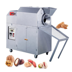 Electric Gas Heating Peanut Large Coffee Roster Drum Corn Soya Cocoa Cocoa Roaster Bean Roast Machine Commercial For Nut