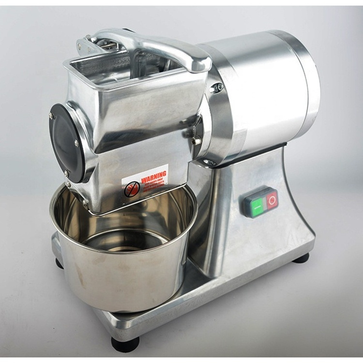 Commercial Stainless Steel Cheese Grater Container Kitchen Multi Functional Rotary Cheese Grater Electric