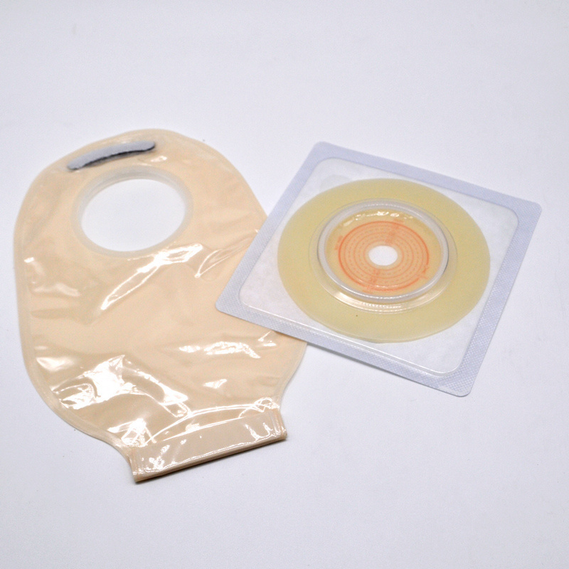 Disposable single use urostomy bag ostomy bag