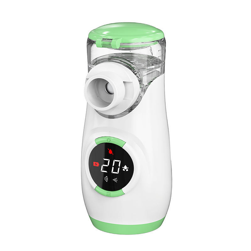 Portable Nebulizador Machine Inhaler Kit Kids Adults Asthma Household Portable digital display Ultrasonic Mesh Nebulizer