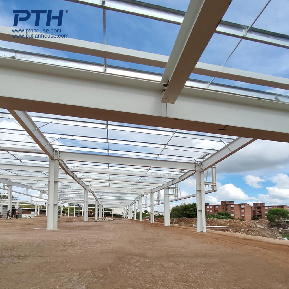 Industrial steel structure building port walkway framework prefab steel structure warehouse