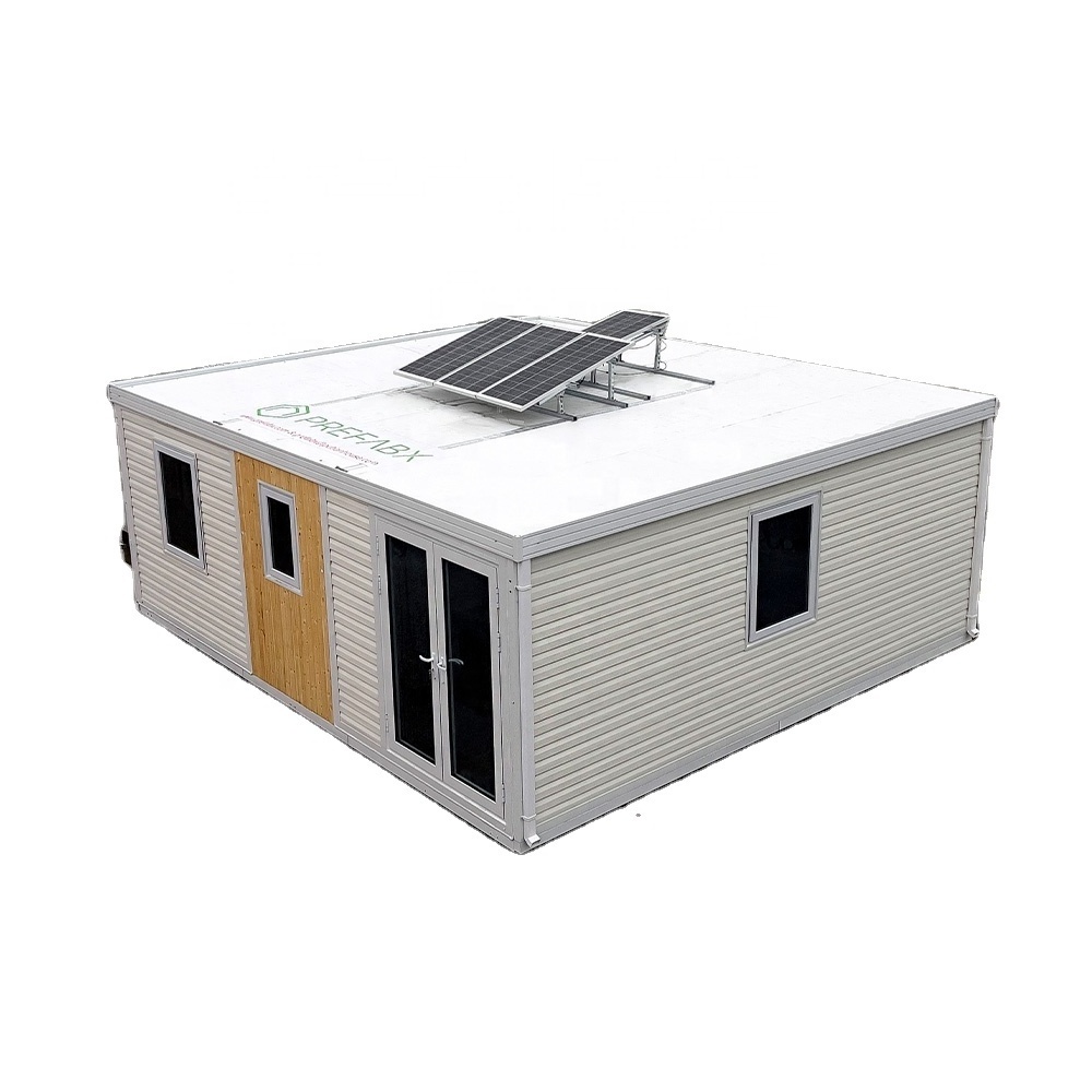 39.8sqm Hurricane Resistant Fireproof Modular Expandable Prefab Container Home Smart House