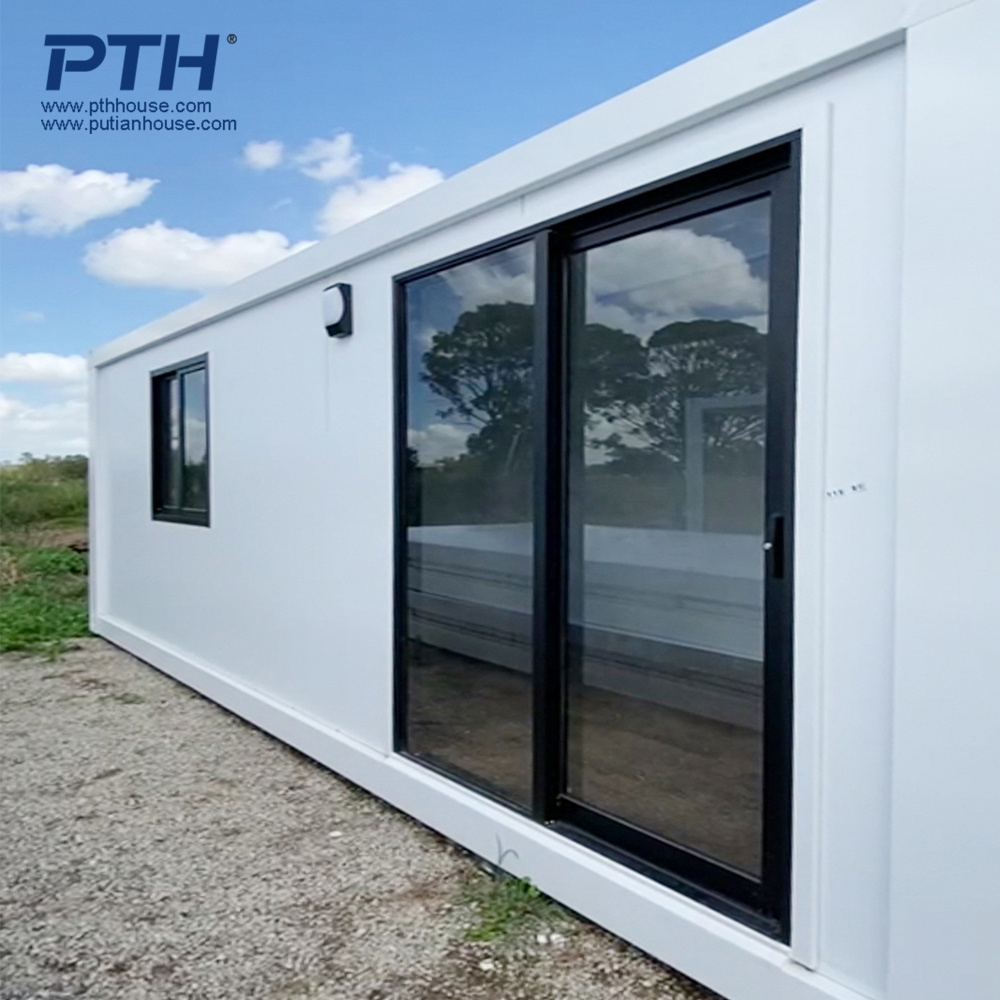 Modern luxury fast instal glass wall tiny house wooden container homes prefab houses