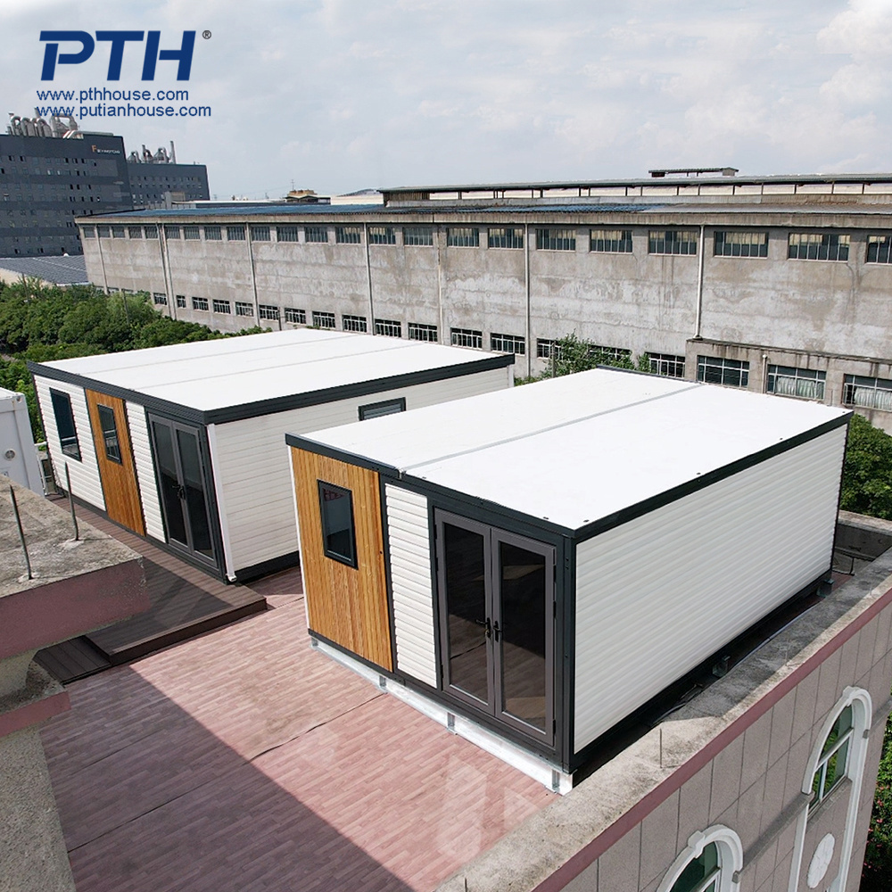 26sqm 20ft expandable prefab house Villa smart house 2 Bedrooms prefab container home