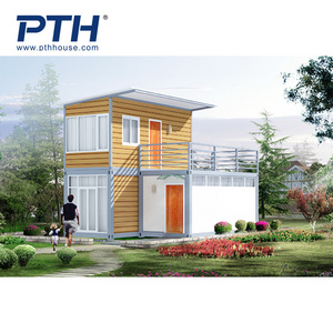 Prefab two story container buildings high quality modular apartment hotel for sale