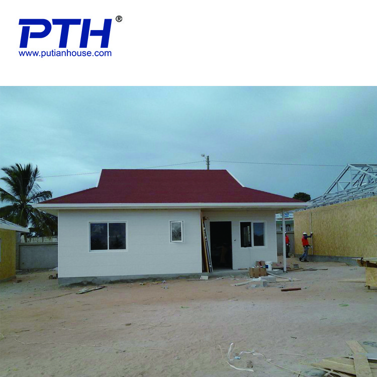 Prefabricated villa used as affordable residential buildings