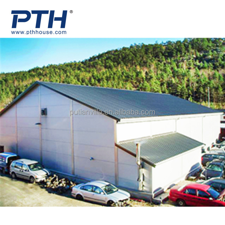 Modern Prefab Steel Structure Building Prefabricated Warehouse/Workshop/Aircraft Hangar/Office Construction Material