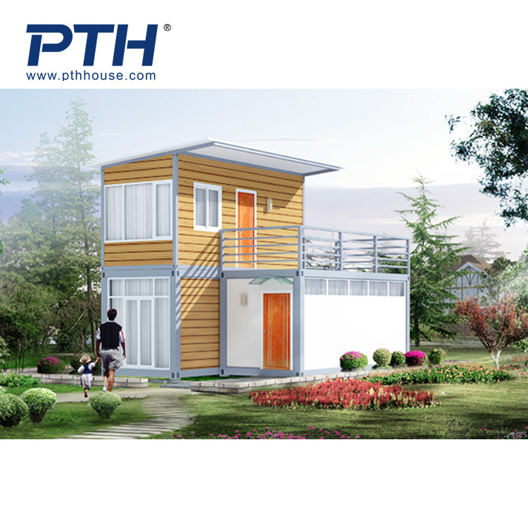 PTH containers for sale 20ft 40ft storage container log cabin kits prefab house