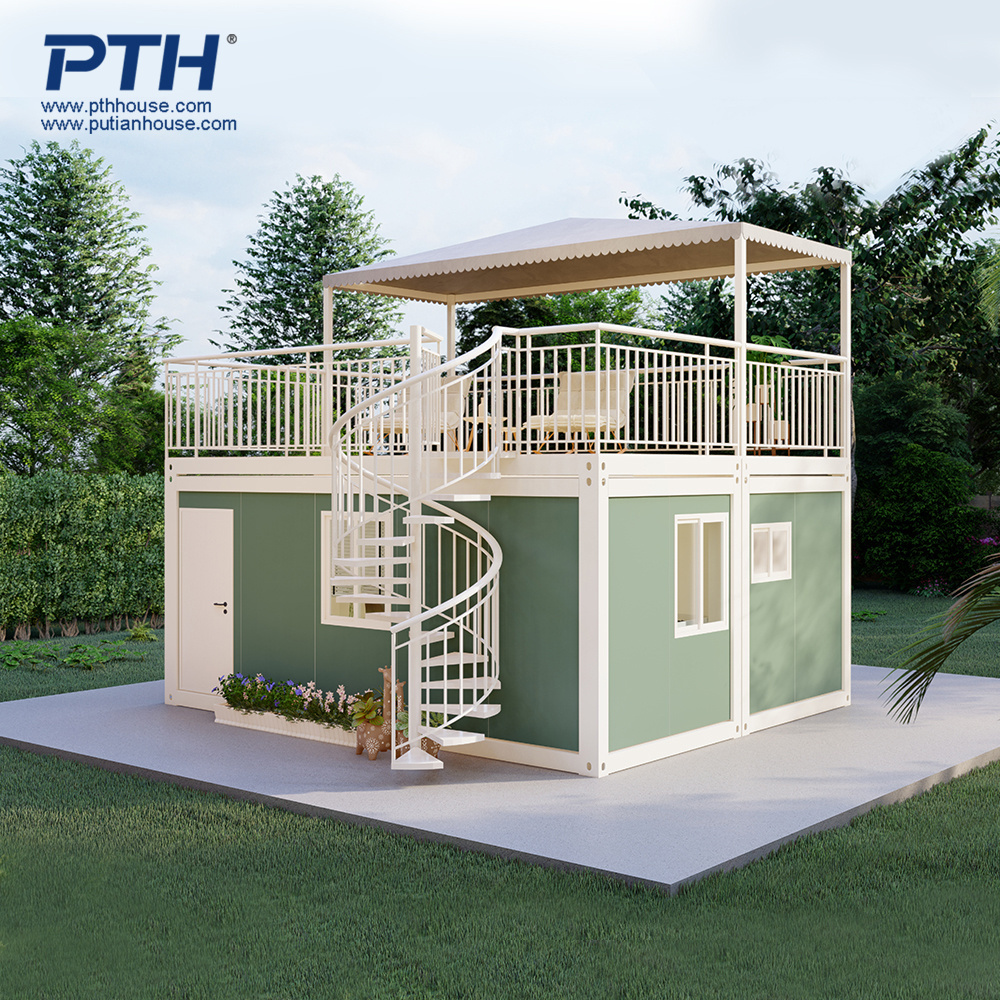 3 modules customized modular living Container house home office garden house prefab house