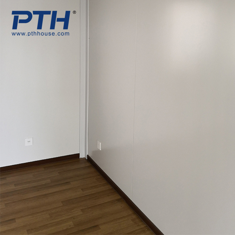 PTH 2-floor modular container house office and portable glass meeting room