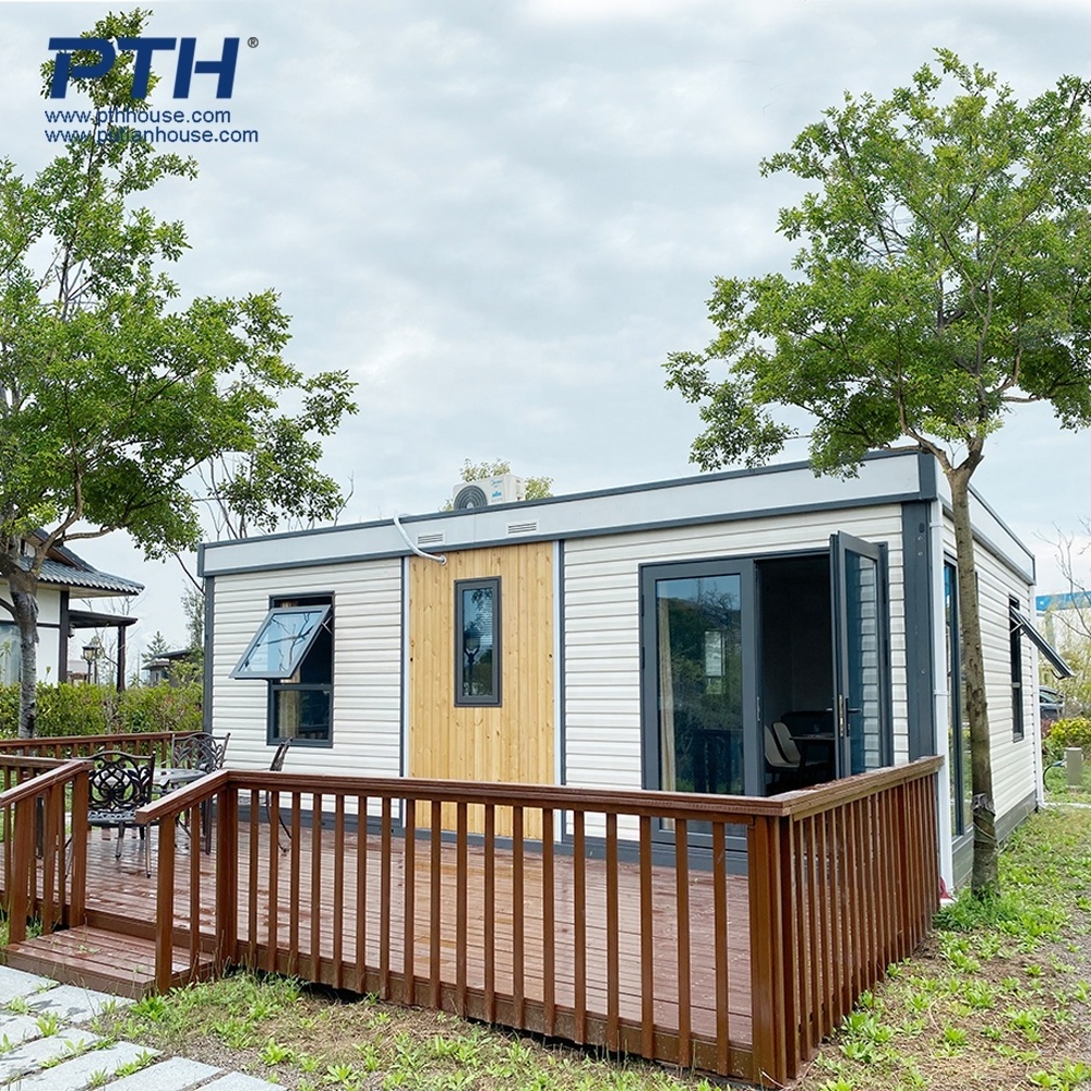 26m2 fast installation foldable villa luxury prefabricated expandable smart house prefab container home