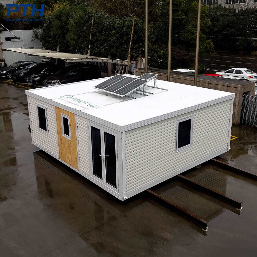 26 m2 Fast build Prefabricated expandable modular house container home hurricane-proof prefab smart houses