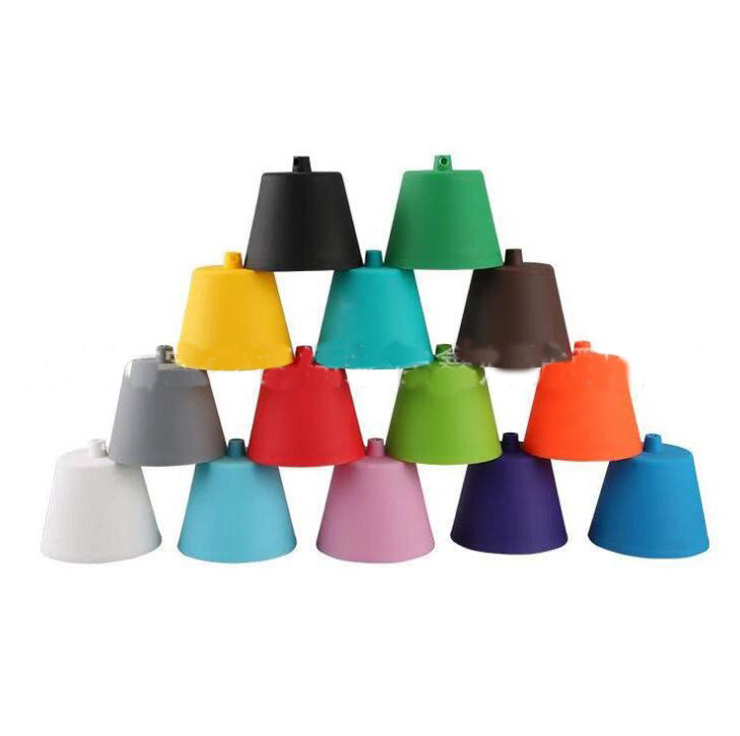 9x9CM Plastic Lamp-chimney Restaurant Hotel Chandelier Accessories Colorful Lamp Shade