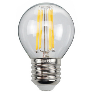 G45 LED Filament Bulb 220V 110V 6W E26 E27 Edison Golf Bulb Decorative Light Lamp Warm Light