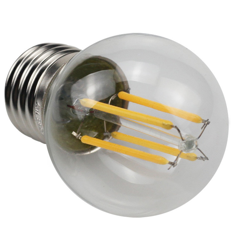 G45 LED Filament Bulb 220V 110V 6W E26 E27 Edison Golf Bulb Decorative Light Lamp Warm Light