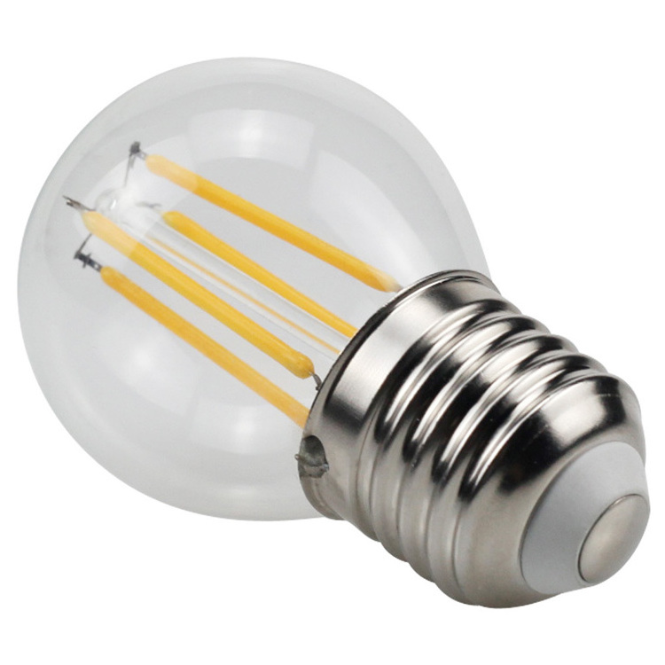 G45 LED Filament Bulb 220V 110V 6W E26 E27 Edison Golf Bulb Decorative Light Lamp Warm Light