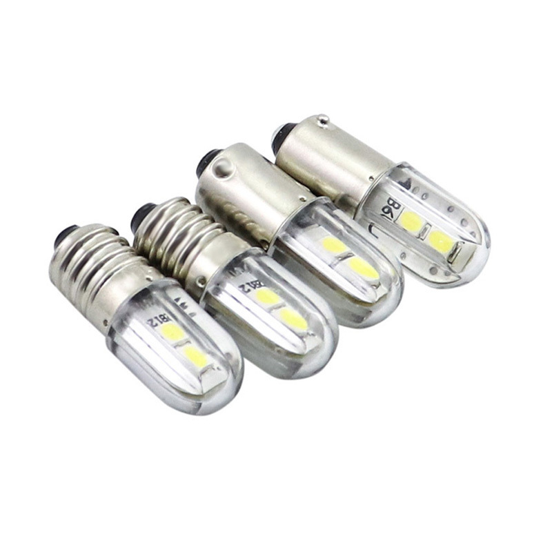 6V 12V 24V 48V 60V 110V 220V 1W E10 BA9S Small LED Indicator bulb Light Lamp