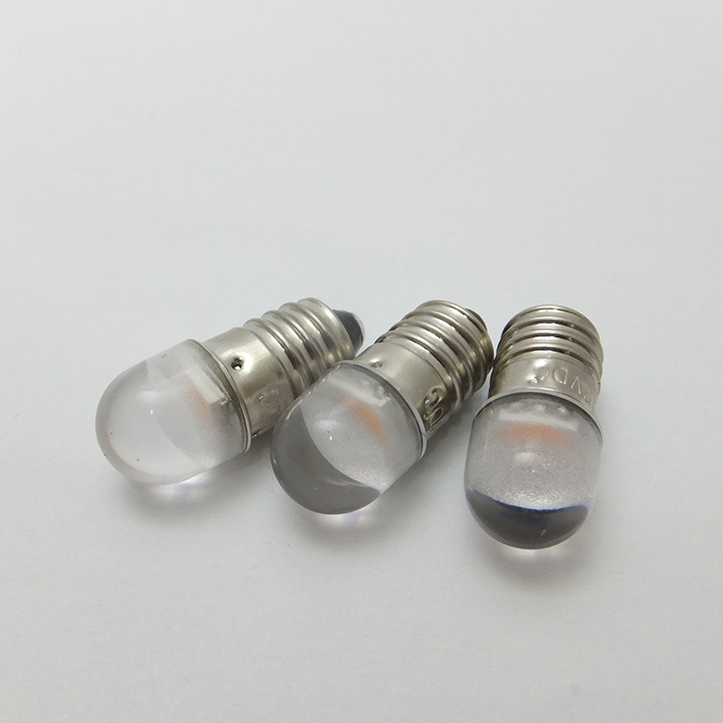 E10 BA9S B9 AC DC 6V 12V 24V 0.5W LED Equipment Indicator light bulb