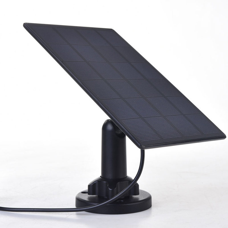 5V Input 3.3W Solar Panel Charger 3M Wire Micro USB Interface Solar Panel